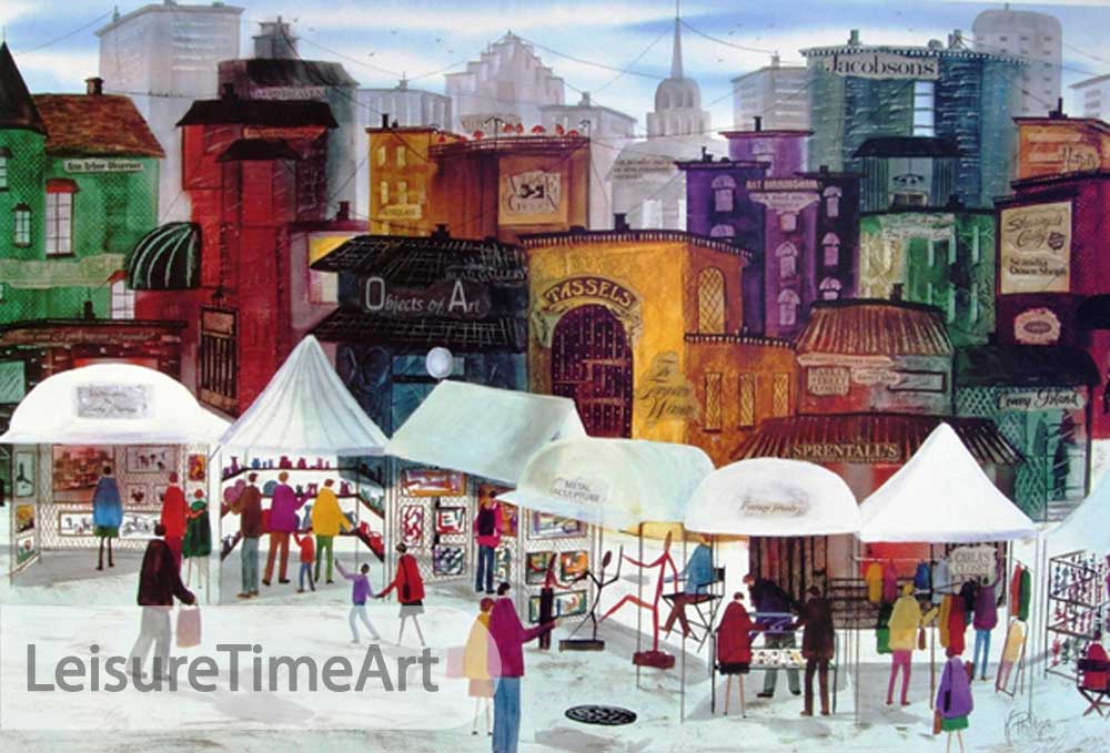 Art Fair Original Watercolor